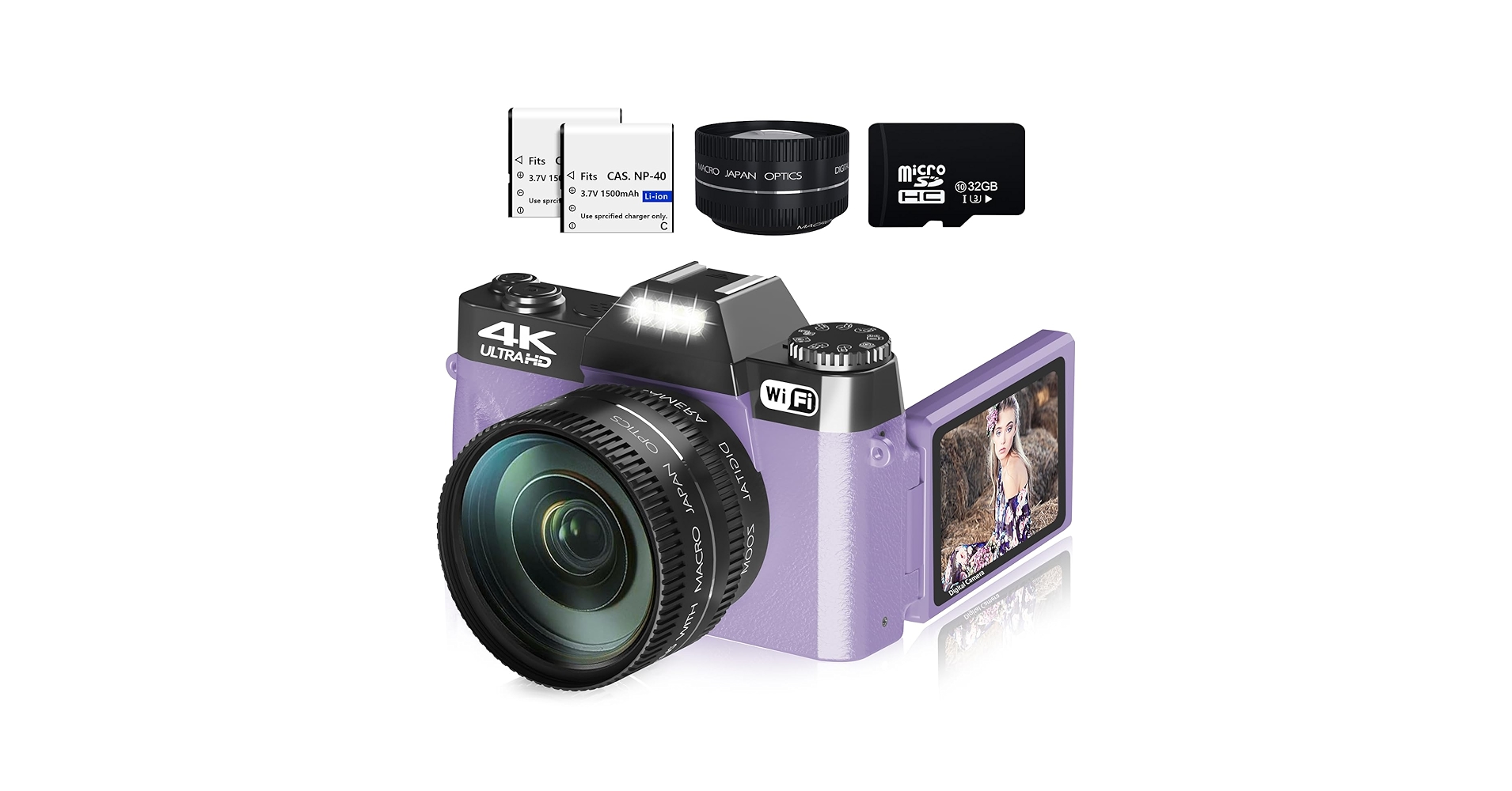 Amazon.com : Digital Cameras for Photography, 4K 56MP